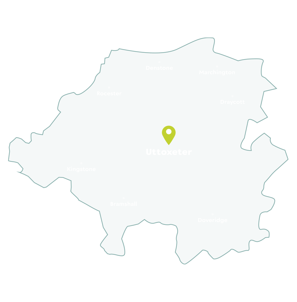 uttoxeter-map